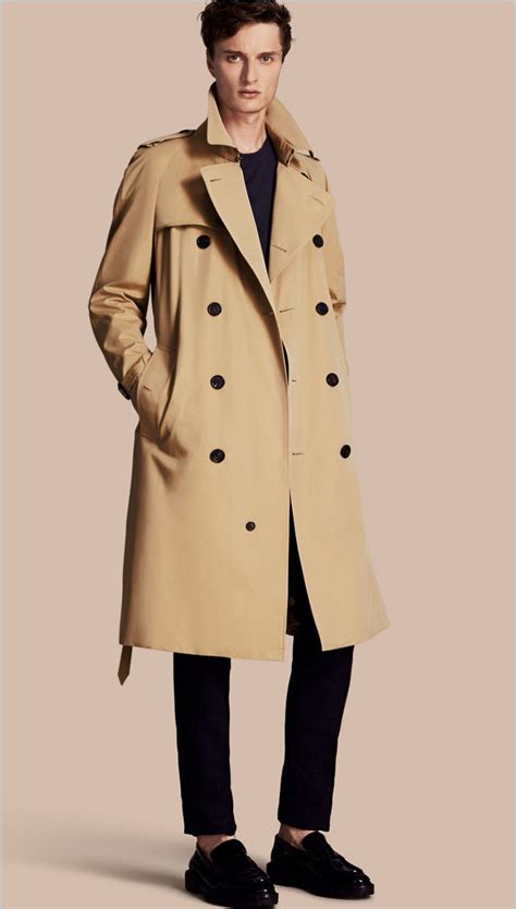 burberry trench man lookbook|authentic burberry men trench coat.